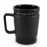 Ceraflame Caneca De Cerâmica Coffee To Go Giz, 300ml, Preto, Mondoceram na Amazon
