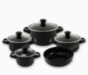 Ceraflame Conjunto Panelas de Cerâmica Duo Smart 5 Peças Preto na Amazon