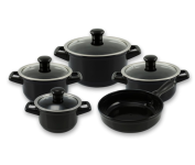 Ceraflame Conjunto Panelas de Cerâmica Duo Smart 5 Peças Preto na Amazon