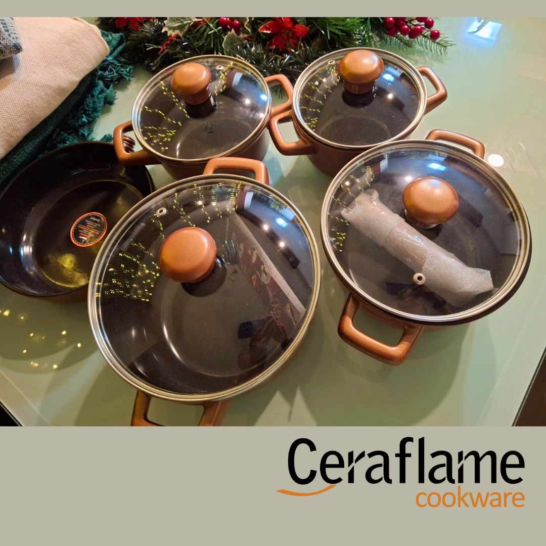 Ceraflame Conjunto Panelas de Cerâmica Duo Smart 5 Peças na Amazon