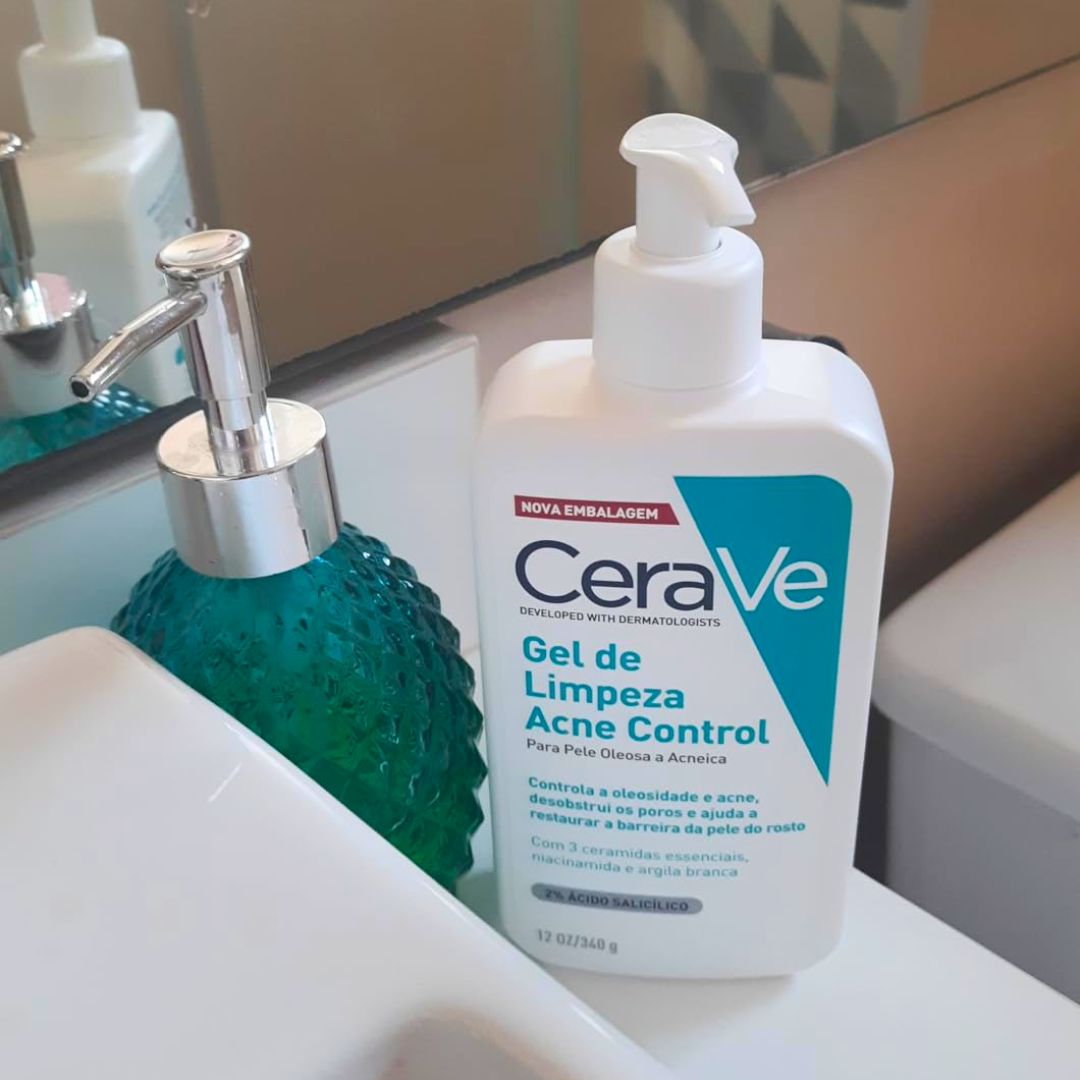 Cerave, Gel de Limpeza Acne Control com Niacinamida e Ácido Salicílico na Amazon