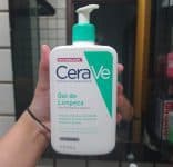 CeraVe, Gel de Limpeza Facial para pele oleosa, com Ácido Hialurônico e Niacinamida, 454g na Amazon