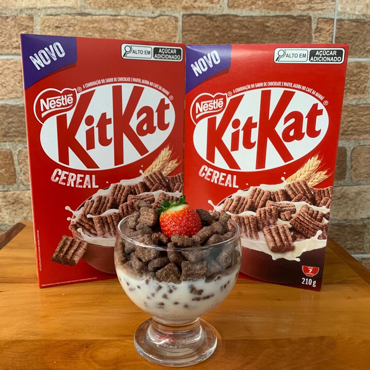 Cereal Matinal Chocolate Kitkat Caixa 210g na Amazon