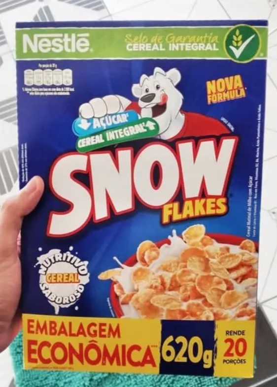 Cereal Matinal, Snow Flakes, 620g na Amazon