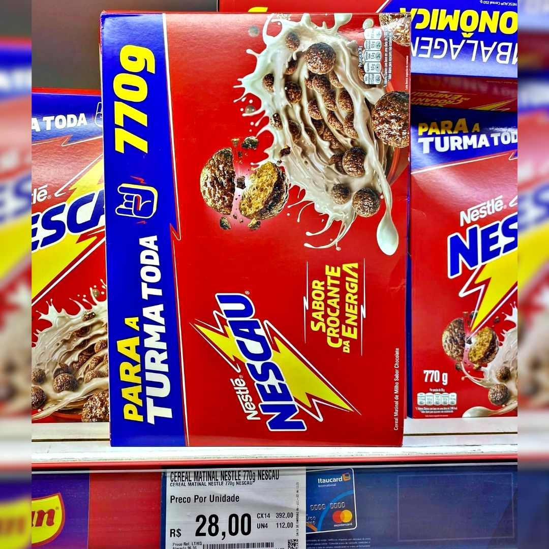 Cereal Matinal Tradicional Nescau 770g na Amazon