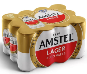 Cerveja Amstel Lager Puro Malte, Lata 269ml Pack 12 Unidades na Amazon