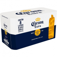 Cerveja Corona Extra Lata 269ml - Pack Com 8 Unidades na Amazon