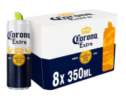 Cerveja Corona Extra Lata 350ml – Pack com 8 unidades na Amazon