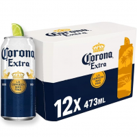 Cerveja Corona Extra Lata 473ml - Pack Com 12 Unidades na Amazon