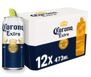 Cerveja Corona Extra Lata 473ml – Pack com 12 unidades na Amazon