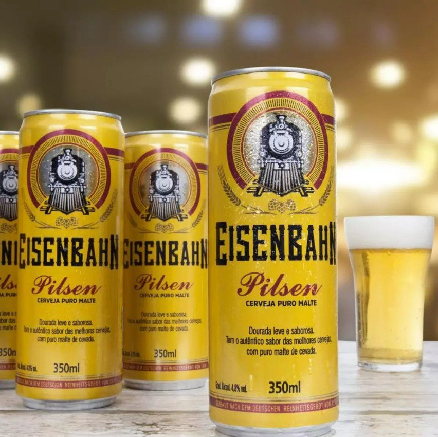 Cerveja Eisenbahn Puro Malte Pilsen 12 Unidades – Lata 350ml na Magazine Luiza
