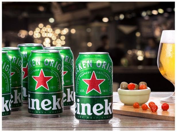 Cerveja Heineken Premium Puro Malte Pilsen Lager – 12 Unidades Lata 350ml na Magazine Luiza