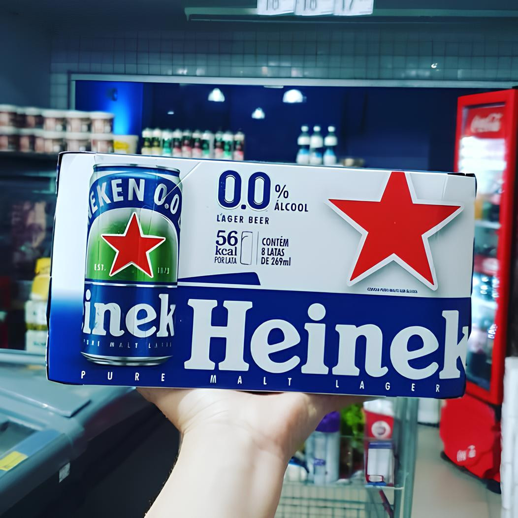 Cerveja Heineken Zero Lata 269ml Pack com 8 Unidades na Amazon