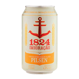 Cerveja Imigração Pilsen Lata 350ml - Clube Do Malte na Clube do Malte