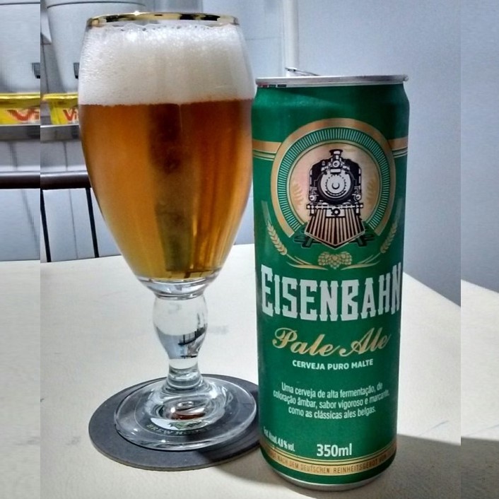 Cerveja Pale Ale Puro Malte EISENBAHN Lata 350ml na Magazine Luiza