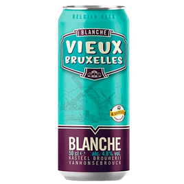 Cerveja Vieux Bruxelles Blanche Lata 500ml na Clube do Malte