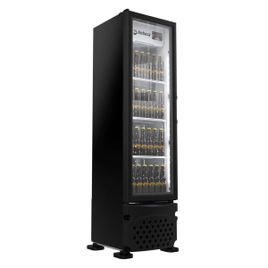 Cervejeira Expositor Imbera 230L Porta de Vidro CCV144 Preta na Casas Bahia