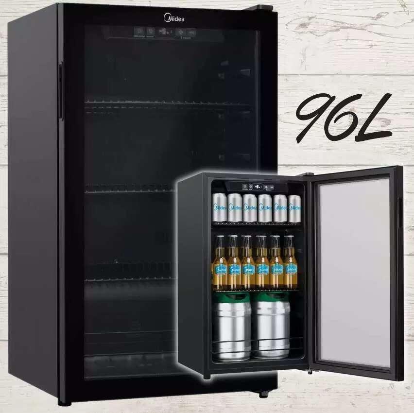 Cervejeira, Flex, 96L, Preto, 110v, Midea na Amazon