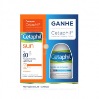 Cetaphil Sun Fps60 50ml Com Cor E Cetaphil Loção De Limpeza 120ml na Pague Menos