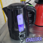 Chaleira Elétrica Cadence Infusion 1,7L, Preto, 110V, CEL550 na Amazon