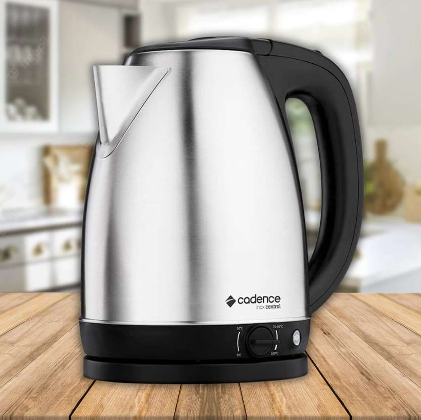 Chaleira Elétrica Cadence Inox Control 1,8L, 110V, CEL850 na Amazon