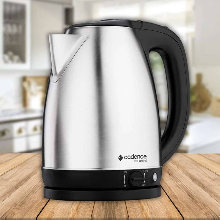 Chaleira Elétrica Cadence Pure Inox 127V – Cel810 na Amazon