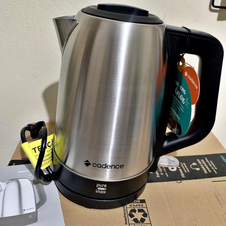 Chaleira Elétrica Cadence Pure Inox – CEL810 na Amazon