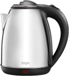Chaleira elétrica Inox Elgin em Inox Sem fio 1,8 Litros 110V na Amazon