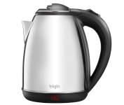 Chaleira elétrica Inox Elgin em Inox Sem fio 1,8 Litros 220V na Amazon