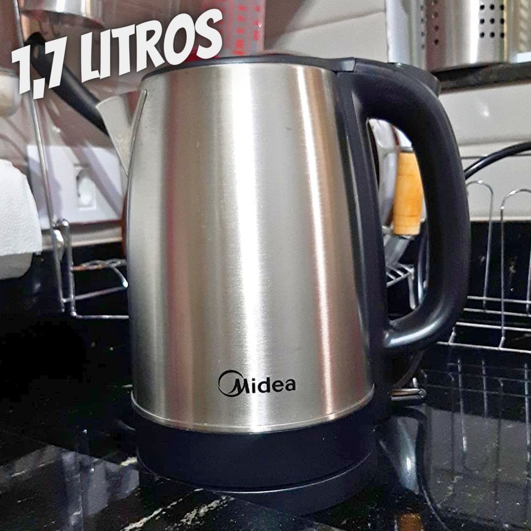 Chaleira Elétrica Inox Midea 1,7 Litros, 110 Volts/60Hz na Amazon