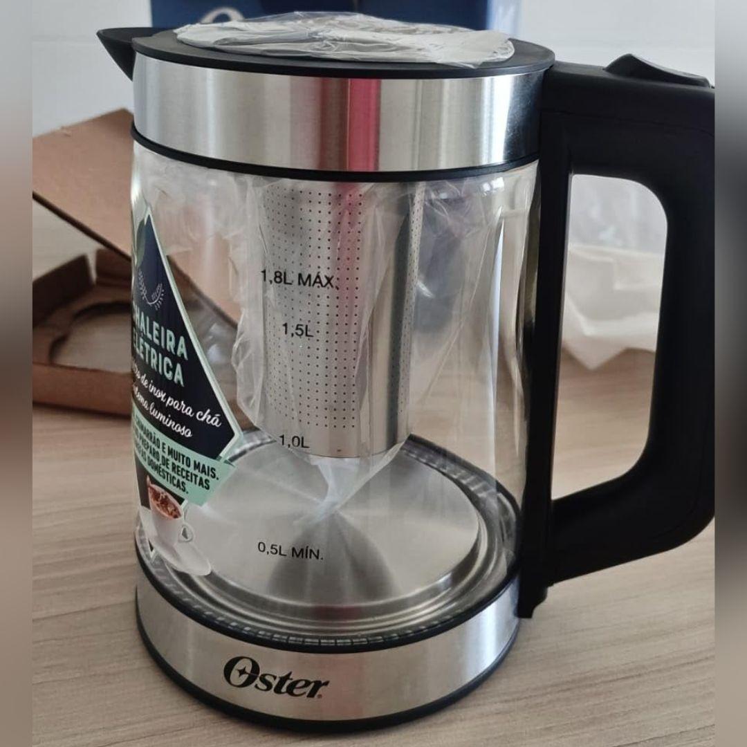 Chaleira Elétrica Oster Tea com Infusor de Chá 1,8L na Amazon