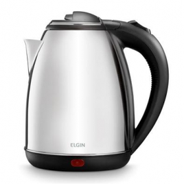 Chaleira Elétrica Sem Fio Elgin 1500W 1.8L Desligamento Automático Preto e Inox - 42CHA1002000 na Gazin