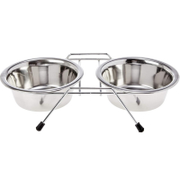 Chalesco Comedouro Duplo Para Cães 360 na Amazon