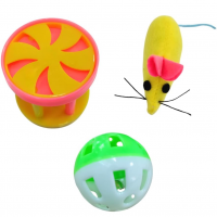 Chalesco Ratinho E Bolinha E Sininho Para Gatos na Amazon