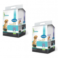 Chalesco Tapete Higiênico Para Cães Confort Bamboo 50 Unidades (2 Pacotes) na Amazon