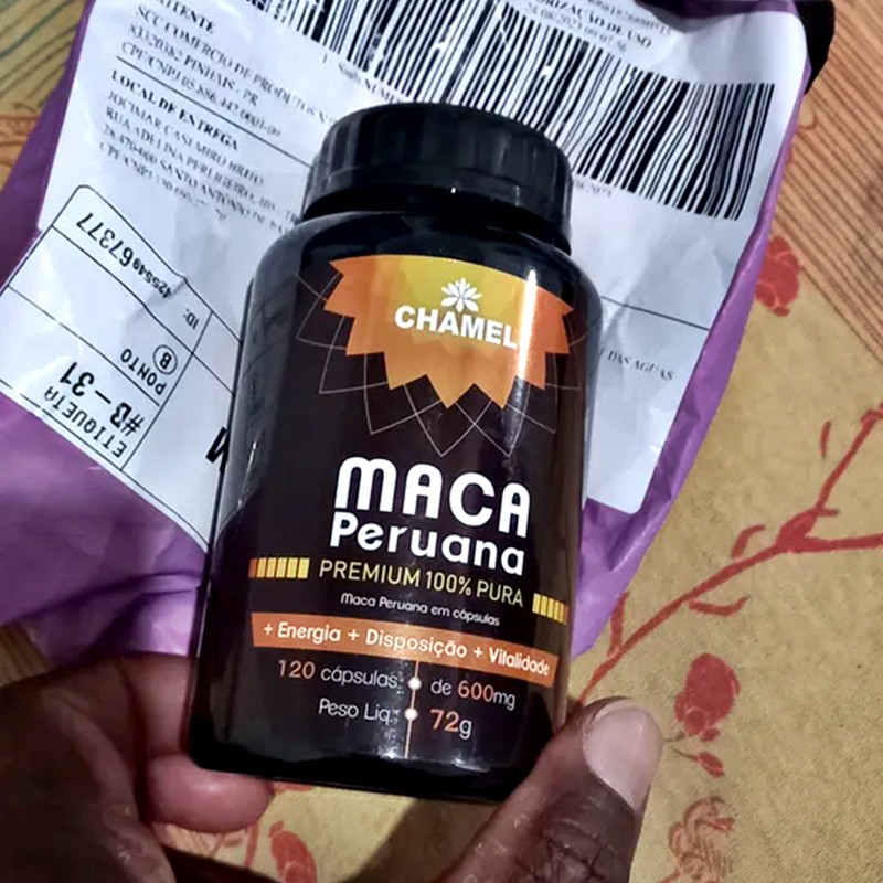 Chamel Maca Peruana Em Cápsulas – 120 Cápsulas De 600Mg na Amazon
