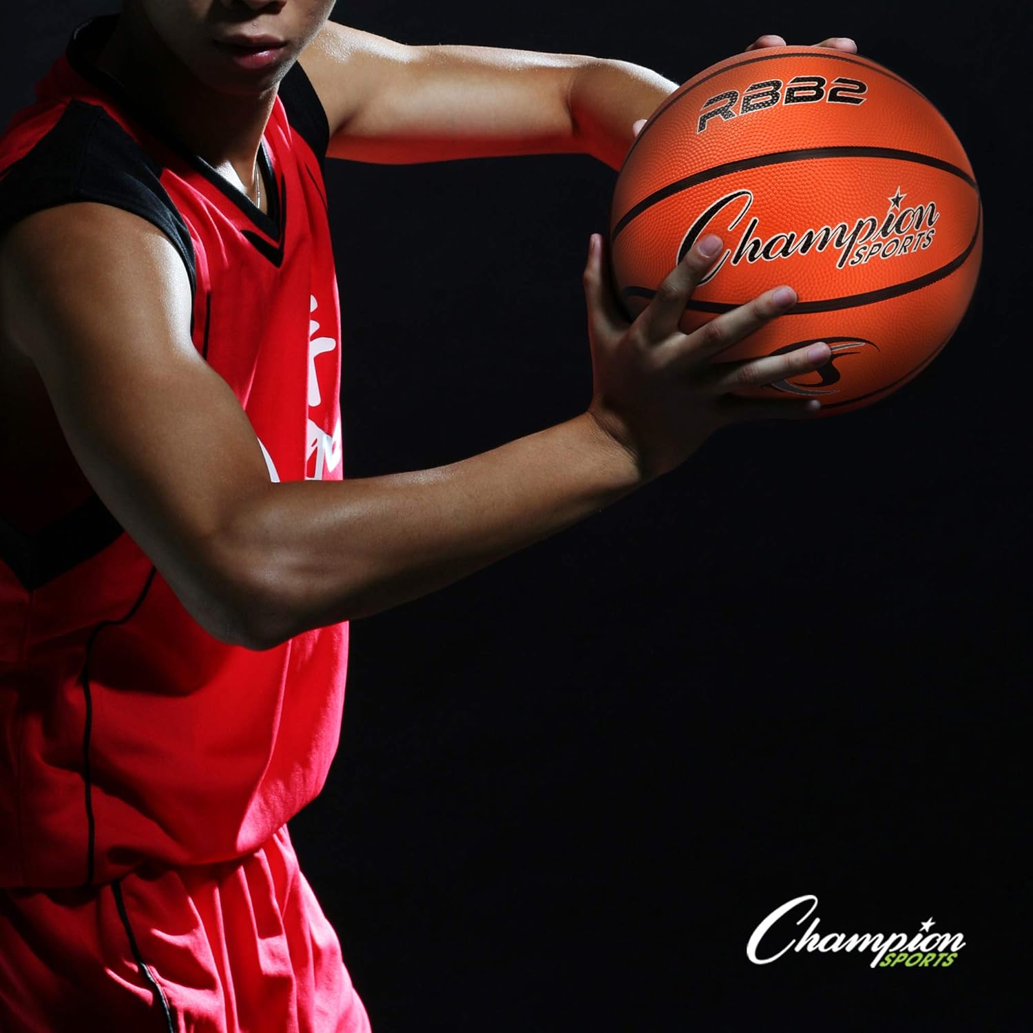 Champion Sports Bola de basquete de nylon com capa de borracha resistente oficial na Amazon
