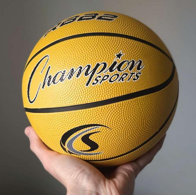 Champion Sports Bola de basquete de nylon resistente oficial na Amazon