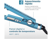 Chapinha/Prancha de Cabelo Mondial Titanium Pro – Cerâmica na Magazine Luiza