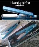 Chapinha/Prancha de Cabelo Profissional Mondial – Titanium Pro P-28 230ºC na Magazine Luiza