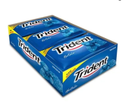 Chiclete Trident Hortelã Sem Açúcar – Caixa com 21 unid. de 8g na Amazon