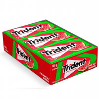 Chiclete Trident Melancia Sem Açúcar - Caixa Com 21 Unid. De 8g na Amazon