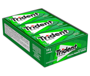 Chiclete Trident Menta Sem Açúcar – Caixa com 21 unid. de 8g na Amazon