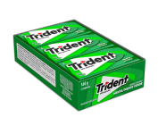Chiclete Trident Menta Sem Açúcar – Caixa com 21 unid. de 8g na Amazon