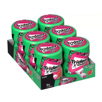 Chiclete Trident X Senses Melância - Display De Garrafa 6 Unidades De 54g na Magazine Luiza
