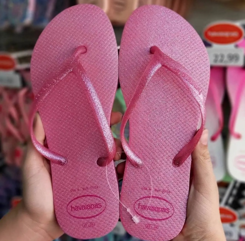 Chinelo Fantasia Gloss, Havaianas, Feminino na Amazon