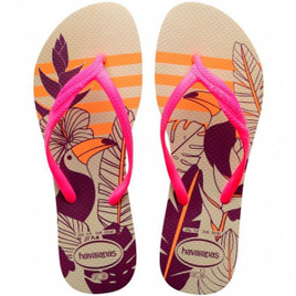 Chinelo Havaianas Fantasia Slim Confortável Estapa Tucano 8786 - Feminino na Casas Bahia