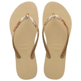 Chinelo Havaianas Slim Glitter - Feminino na Casas Bahia