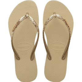 Chinelo Havaianas Slim Glitter II Feminino na Extra