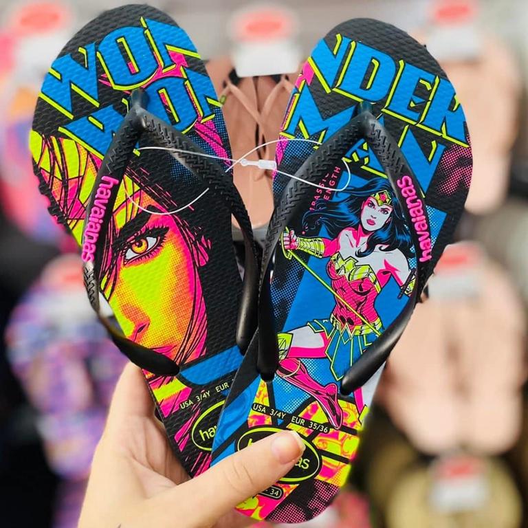 Chinelo Slim Heroinas, Havaianas, Meninas na Amazon